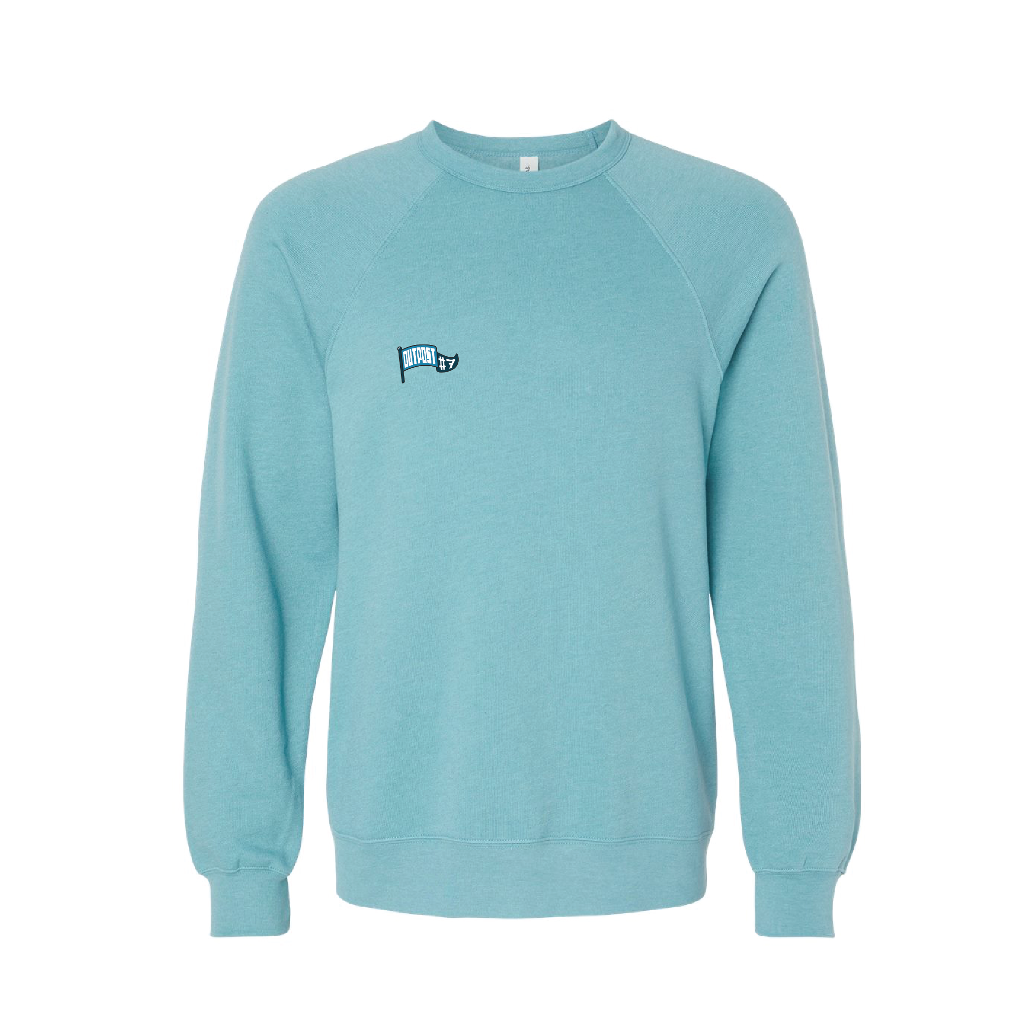 Sponge Fleece Raglan Crewneck Sweatshirt
