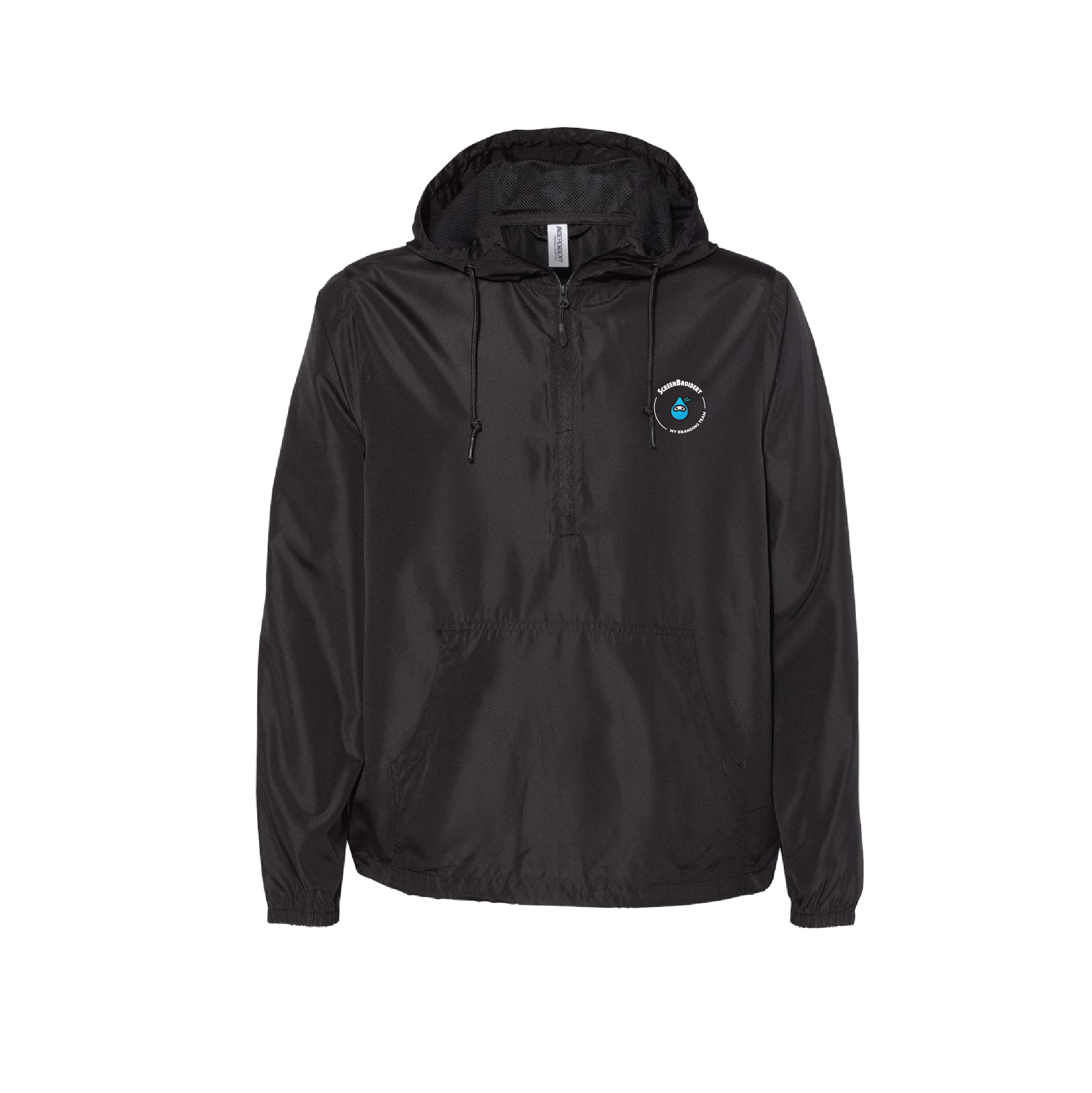 Lightweight Quarter-Zip Windbreaker Pullover Jacket