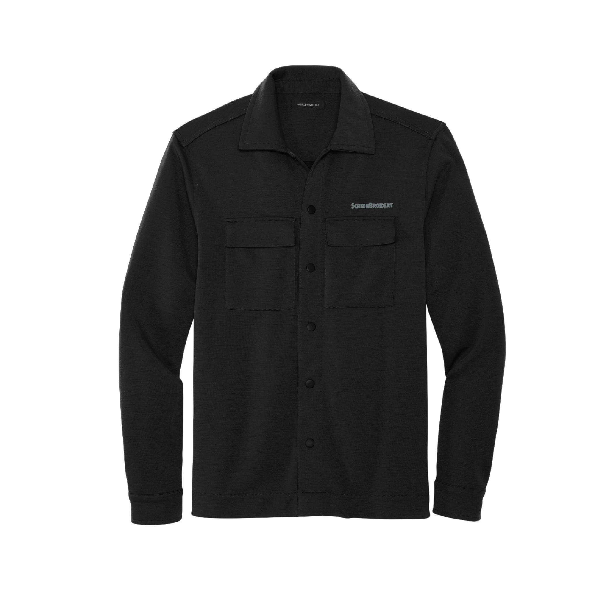 Double-Knit Snap Front Jacket